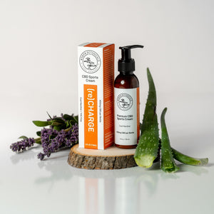 Kyoto Botanicals CBD Sports Cream with lavender and aloe for natural recovery and cooling relief