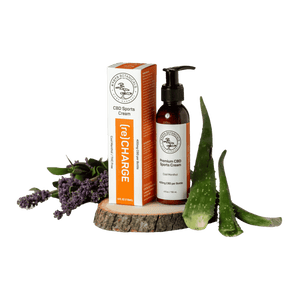 Kyoto Botanicals CBD Sports Cream with lavender and aloe for natural recovery and cooling relief