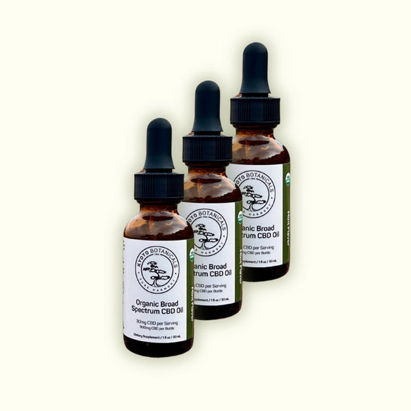 Braod spectrum mint cbd tincture 3 bottle bundle — Kyoto Botanicals