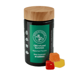 THC-Free organic CBD gummies — Kyoto Botanicals broad-spectrum 25 mg jar